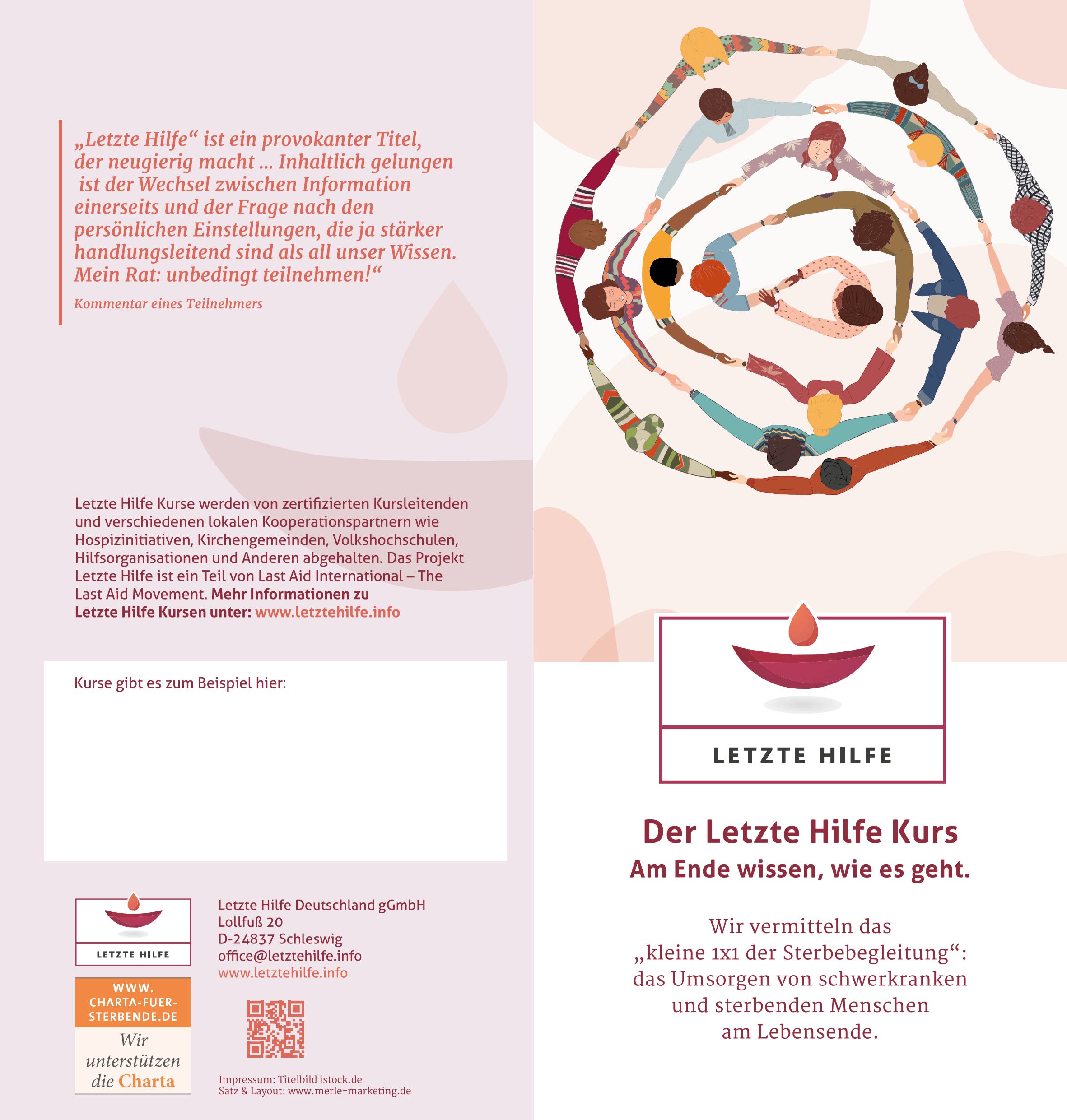 Vorderseite Letzte Hilfe